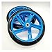DawnDream Ruote Monopattino Freestyle Scooter Wheel 200 mm 8"Spessore Ruota Ruota 30 mm ABEC-7. Cuscinetto Ruote Monopattino Elettrico (Color : Blue)