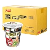 Acecook Ippin Instant Japanese Style Ramen Cup Noodle Hakata Tonkotsu Flavour 73g (16 Cups) 博多豚骨風ラーメン杯面