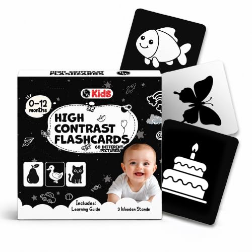 High Contrast 60 Black & White Flashcards-picture-27