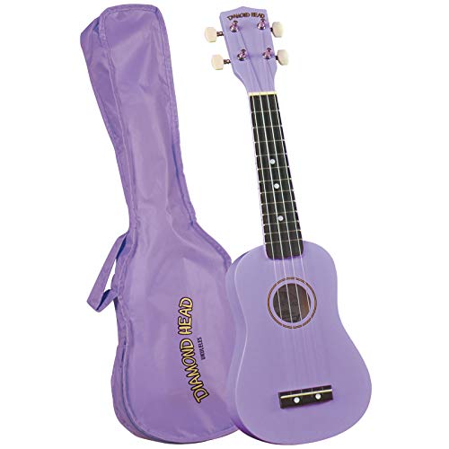 Diamond Head, 4-String Soprano Ukulele, Violet, (DU-118)