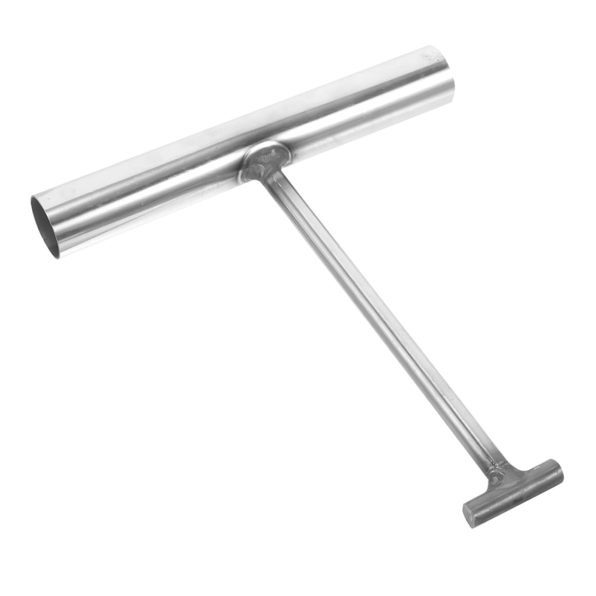 MUCKLILY T-Shaped Manhole Cover Lifting Hook Stainless Steel Roller Door Hook Well Lid Lifting Hook Sewer Lid Hook Manhole Remover Tool