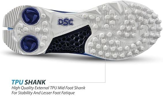 DSC Jaffa 22 Cricket Shoes for Men and Boys Uk-11 White-Navy