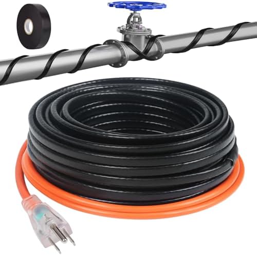 garden hose heat wrap - 5 Surprising Finds That Will Change Your Gardening Game 7 FYSFLYA 30FT Heat Tape for Water Pipes,-40°F Anti-Freeze De-Icing Heating Tape, Pipe Insulation Heating Cable for Insulation/Roof Snow Removal , Gutter Heating Cable, Heated Water Hose 120V 5W/ft