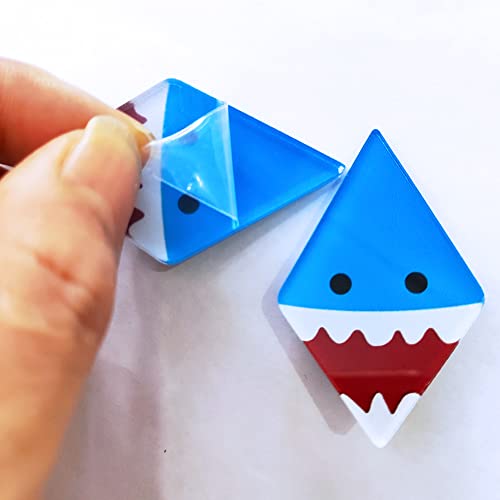 Pinza de cabello Anime Shark Girl azul miniatura 2