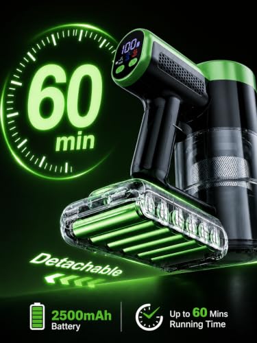 Image of Cordless Vacuum Cleaner, 500W 55KPa 10-in-1 Self-Standing Stick Vacuum with Smart LED Display, Vacuum Cleaners for Home, Pet Hair, Carpet, Hard Floors and Car