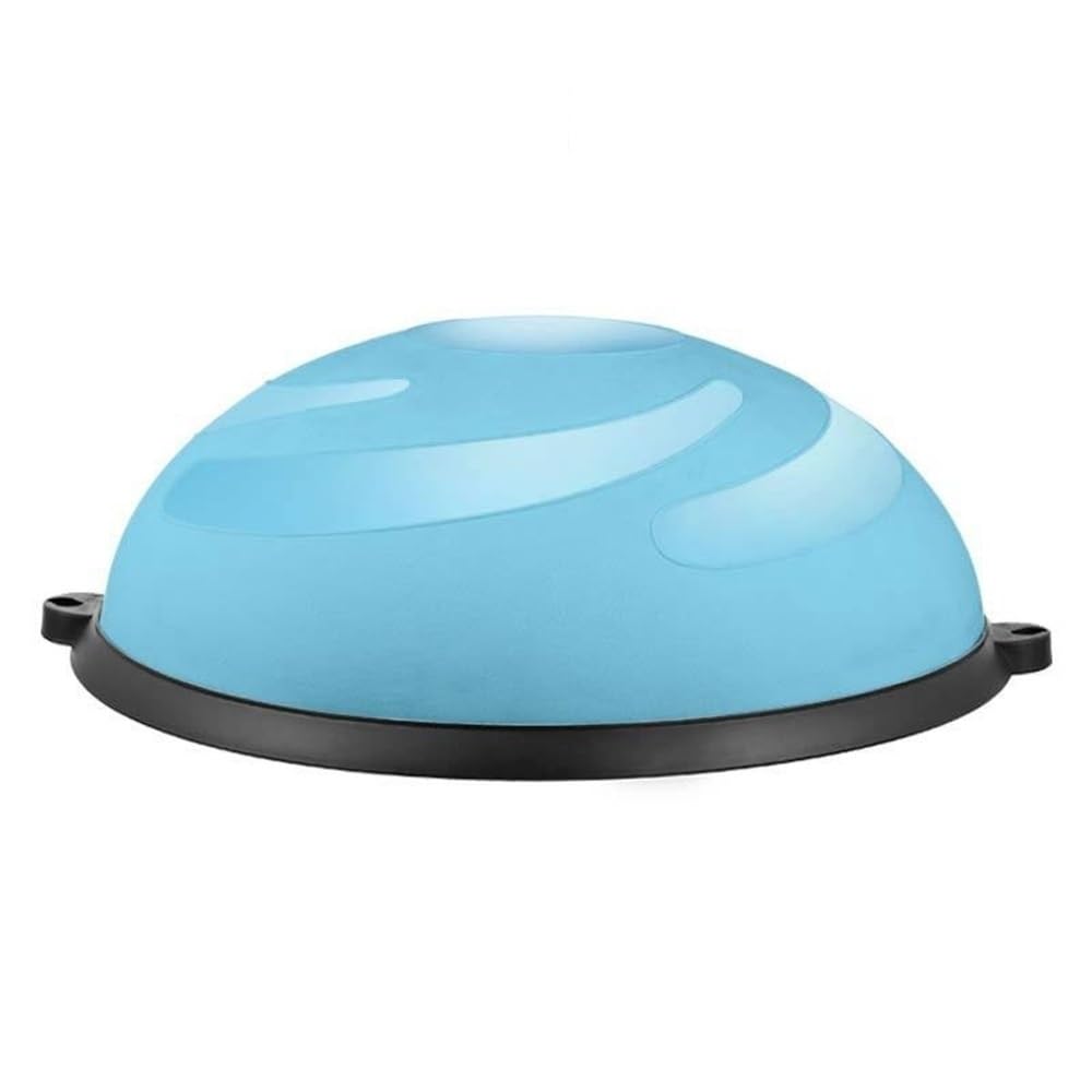 Mezza palla di alta qualità per allenamento dell'equilibrio, palla di stabilità con pompa e fascia di resistenza per allenamenti a casa e palestra per tutto il corpo