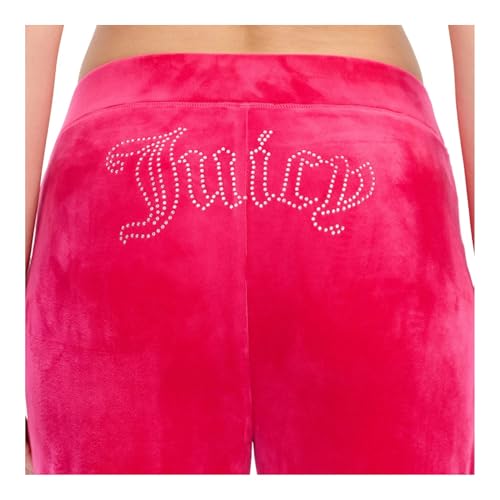 Juicy Couture Women's Hallow Bling Velour Track Pant2