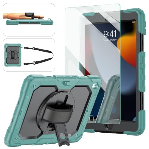 iPad 8/7P[X iPad 10.2P[X 2020/2019 [ϏՌ] Ar\ t{fBیP[X 9HXN[veN^[t ]LbNX^h&nhXgbv V_[Xgbv(eB[&ubN)