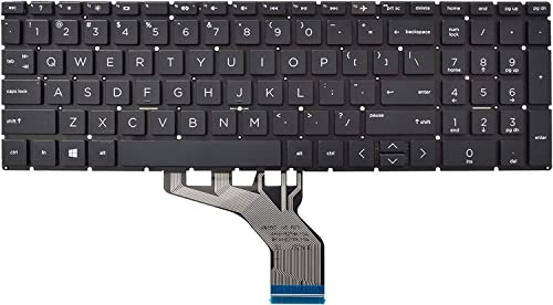 Wefly Laptop Keyboard Compatible for HP 250 G7 255 G7 15-DA 15-DB 15-DK 15-DR 15-DW 15-DU 15S-DU 15-DY 15s-DY 15s-EQ 15-EF 15s-FQ 15-GW 17-CA.Home 17-by