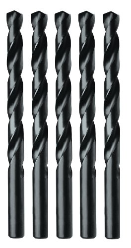 Irwin Tools 67514 7/32-Inch Black Oxide 135-Degree Jobber Length, Pack of 5