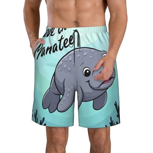 Boys Big & Tall Cargo Short Board Shorts Basic Beachwear with Pockets