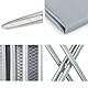 Vileda Express Rapid Bügelbrettbezug für Dampfbügelstation, metallisierte und wärmereflektierende Oberfläche für schnelleres Bügeln, Bügelbretter von 30-45cm x 110-130cm, Farbe Silber-Grau Metallic