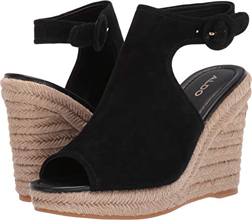 ALDO Nurka Black Suede 38 (US Women's 7.5)