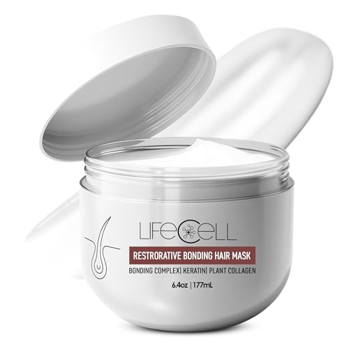LifeCell Repairing Hair Mask – Restorative Bonding Treatment with Bioactive Peptides, Keratin, Plant Collagen, Shea Butter & Coconut Oil – Deep Nourishment & Strength for All Hair Types