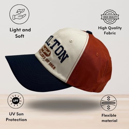 Image of The Tie Hub Chilton Soft Cotton Baseball Caps for Men | Unisex Breathable Cap for Sports, Gym, Cricket, Dance, Travel | Adjustable Free Size