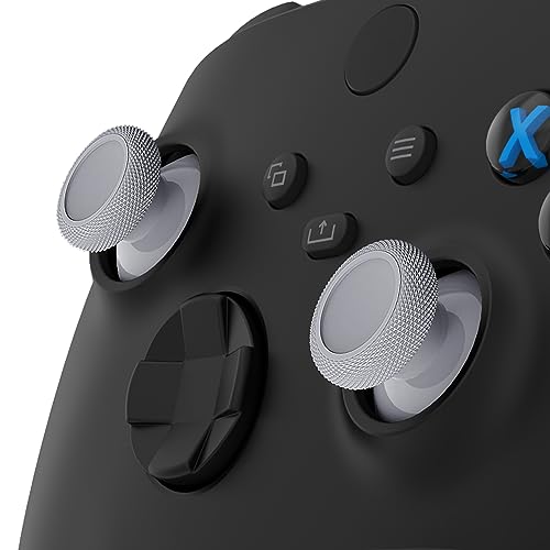 Image of eXtremeRate Replacement Thumbsticks for Xbox Core Wireless Controller, Joysticks Repair Kit for Xbox Series X /S Controller, Custom Analog Stick Buttons for Xbox One S /X /Elite - New Hope Gray