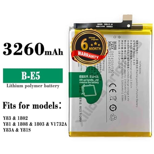 Image of B-E5 Battery for Vivo Y81 /Y83 / 1802 /1808 / V1732A / Y83A / Y81S Battery with 6 Month warrenty** (D2)