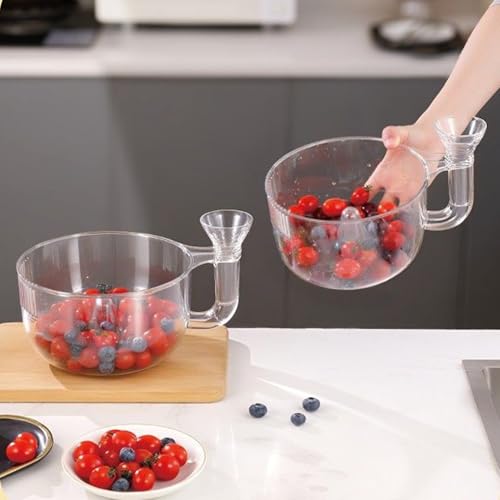 Cuenco automático de limpieza de frutas – Colador giratorio para lavadora, cesta de drenaje rápido, práctico utensilio de lavado de cocina para pícnics en casa, fregadero, barbacoa, preparación de