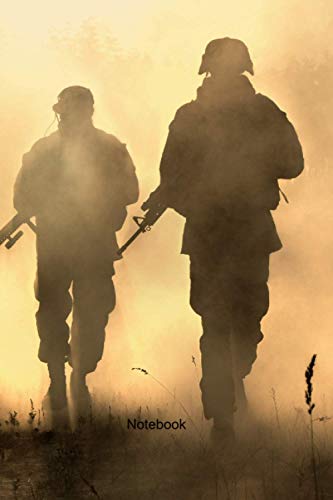 Military Notebook: blank lined composition journal