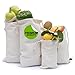 6x10 inch Muslin Cotton Premium Quality Bags, Art and Craft Bags/Pouch Thicker Fabric and Drawstring *Durable* (Pack of 25)