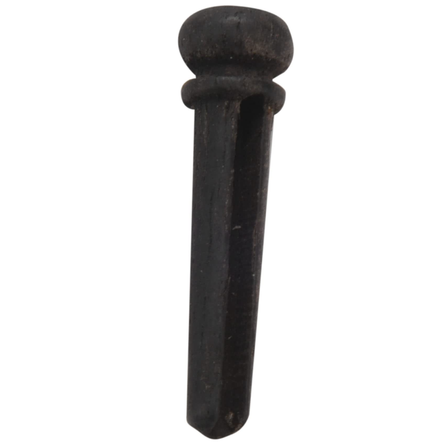 60 Stuecke Schwarz Ebenholz Shell Gitarre Bruecke Knochen Pins Set mit Gruenen Abalone Dot fuer Akustische Gitarre Zubehoer