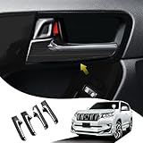 適合トヨタ·ランドクルーザープラド 150 2010-今まで. 内部ドアボウル保護装飾, For Toyota Land Cruiser Prado 150 LC150 内装ドアハンドル改造部品 (内取っ手)