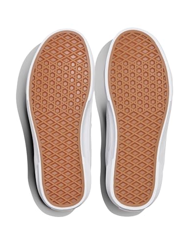 Vans Women's Seldan Shoe | Retro Tennis Inspired Sneakers for Fashion, Work & Everyday Wear, Tumble White/White, 7.5
