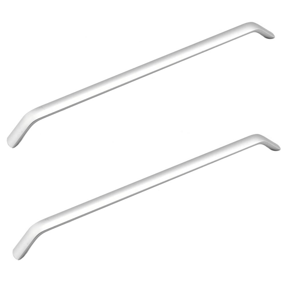 Dreneco 2 Pack Aluminum Alloy Kitchen Cupboard Handles Cabinet Handles Drawer Pulls Cupboard Knobs 288mm (Silver)