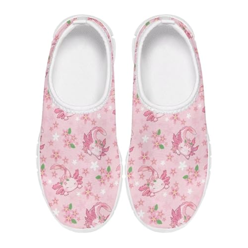 Cute Cartoon Animal Slip On Casual Shoes for Boys Girls Lightweight Fashion Sneakers Breathable Mesh Tennis Shoes Non-Slip Flat for Little Kids SizeUS 11-152