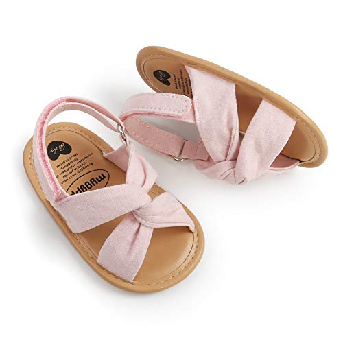 Image of RVROVIC Baby Boys Girls Sandals Premium Infant Summer Outdoor Shoes PU Lightweight Soft Anti-Slip Sole Toddler Prewalker