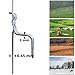 ARIFARO Step in Fence Post 41 Inch Pig Tail Step-in Fence Post,Electric Fencing Post,Metal Fence Post for Control of Most Animals Pack of 30,Black