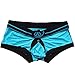 zdhoor Mens Pouch Underwear Boxer Briefs Underpants Low Rise Bikini Briefs Swimsuit Sky Blue Small