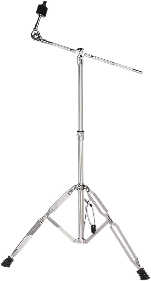 Cymbal Stand, Adjust high Boom and Straight Combo,Double Braced Legs with Rubber Fee,Boom Cymbal Stand