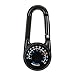 SIZIKJXGHWYI 1PC Multifunctional Carabiner Compass Thermometer Snap Hook Keychain Outdoor Climbing Tools