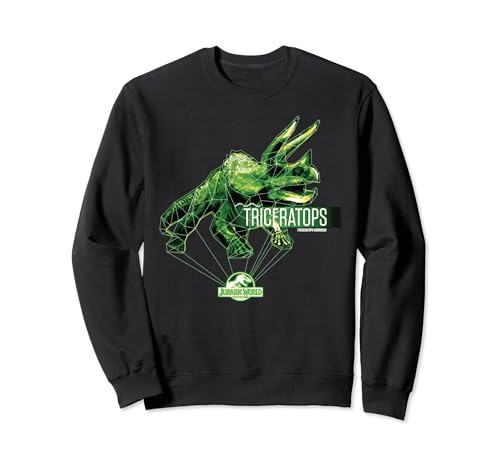 Sweatshirt Jurassic World Triceratops aux finitions premium et imprimé haute définition