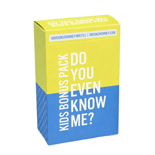 Do You Even Know Me? Family Games Bonus Pack Card Game for Kids Ages 9+