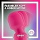 Vibrator für Frauen - Leises und Starkes Massagegerät + Akku - Sexspielzeug mit 20 Vibrationsmuster und 8 Geschwindigkeitsstufen - Kabelloser Dildo für Klitoris, G Spot - Lovely Wand (Rosa)