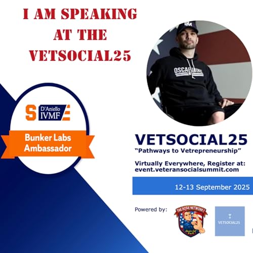 Page de couverture de Noah Currier — Founder of Oscar Mike | VETSOCIAL25 Main Stage
