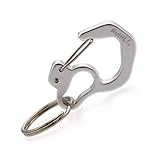Rubit The Easy Dog Tag Curve Shape Switch Clip, Medium, 1.07-Inch Diameter, Silver