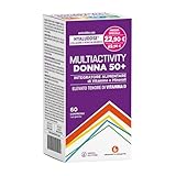 CHEMIST'S RESEARCH MULTIACTIVITY DONNA 50+ | Integratore Alimentare Formulato per Sostenere i Fabbisogni Nutrizionali della Donna Dopo i 50 Anni | 60 Compresse Senza Glutine