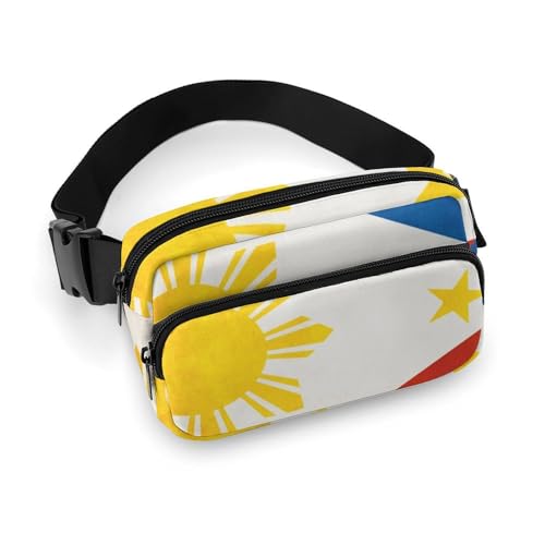 Riñonera práctica y eficiente con la Bandera de Filipinas Totalmente Impresa