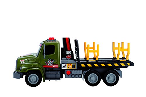 Dickie Toys 12\" Air Pump Action Logging Truck Vehicle