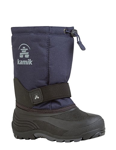 Kamik Kids' Rocket Winter Boots, Navy, 11 Little Kid