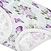Joisal Cartoon Toddlers Underwear Floral Cotton Panties for Girl Purple Butterflies Flowers Undies Kids Briefs 6-7 Years