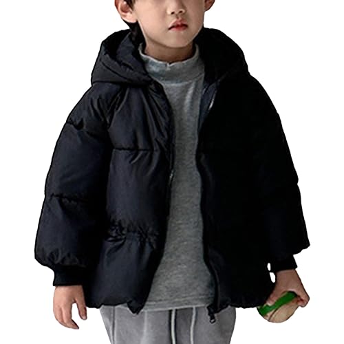 Toddler Kids Baby Boys Girls Winter Warm Solid Coats Ears Hooded Padded Jacket Outwear Toddler Coats4