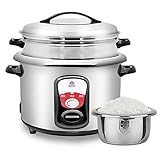 Qué accesorios incluyen: cable de alimentación * 1, taza medidora de arroz precisa * 1, cuchara de arroz * 1, manual * 1.100% de garantía de satisfacción, si tiene alguna pregunta, no dude en contactarnos por correo electrónico.