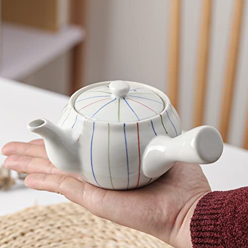 Tea Pot Kyusu Tea Maker With Infuser For Loose Tea Ceramic Japanese Teapot With Side Handle 350Ml For Office, Home, Tea Drinker Gifts #TOP7