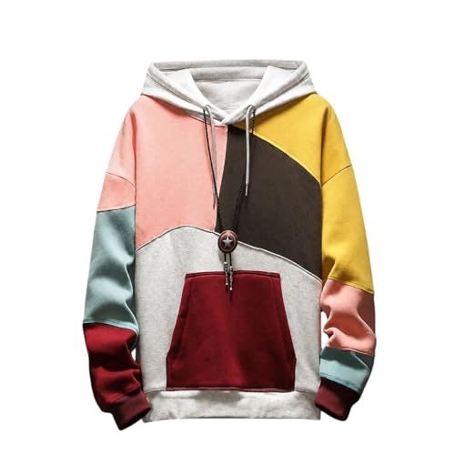 Sweat à capuche homme coupe ample et manches longues style casual