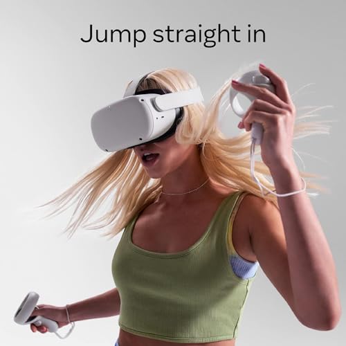 Image of Meta Quest 2 128GB - Advanced All-in-One Virtual Reality Headset (Renewed)