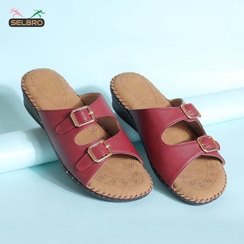 Image of SELBRO Doctor Orthopaedic, Extra soft | Ortho Care Comfortable Slippers For Women & Girls | Weightless | Padded Soft Insole For Boost Comfort & Relief | Best For Joint & Knee Pain DR107